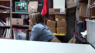 ShopLyfter - Blonde Troublemaker Fucked By Detective