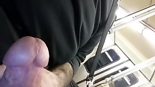 Jerking off on the train